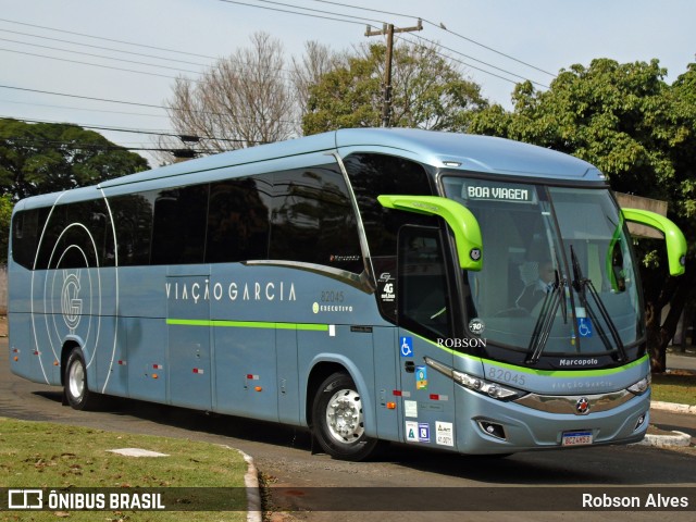 Viação Garcia 82045 na cidade de Paranavaí, Paraná, Brasil, por Robson Alves. ID da foto: 7173268.