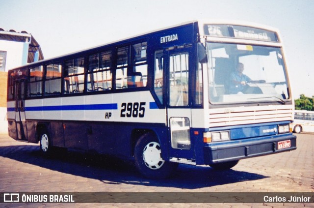 HP Transportes Coletivos 2985 na cidade de Goiânia, Goiás, Brasil, por Carlos Júnior. ID da foto: 7172546.