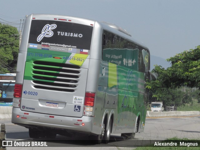 JS Rodrigues Turismo 0020 na cidade de Seropédica, Rio de Janeiro, Brasil, por Alexandre  Magnus. ID da foto: 7173651.