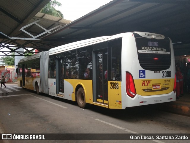 Auto Viação Floresta 2398 na cidade de Rio Branco, Acre, Brasil, por Gian Lucas  Santana Zardo. ID da foto: 7171786.