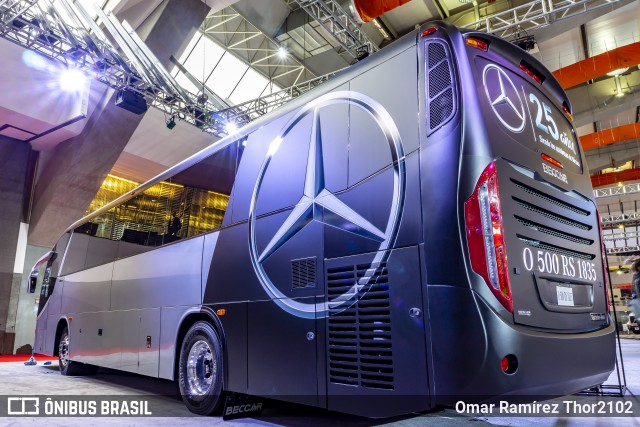 Mercedes-Benz O-500RS 1835 BlueTec 5 - B340 - Expo ANPACT 2019 na cidade de Puebla, Puebla, México, por Omar Ramírez Thor2102. ID da foto: 7171421.