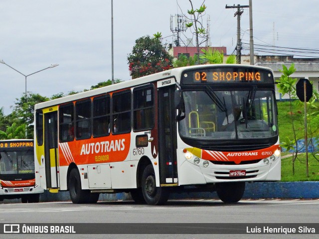 Autotrans > Turilessa 6760 na cidade de Varginha, Minas Gerais, Brasil, por Luis Henrique Silva. Número da foto: #7173805.