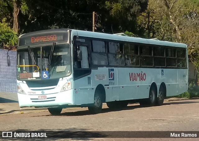 Empresa de Transporte Coletivo Viamão 8209 na cidade de Viamão, Rio Grande do Sul, Brasil, por Max Ramos. Número da foto: #7171734.