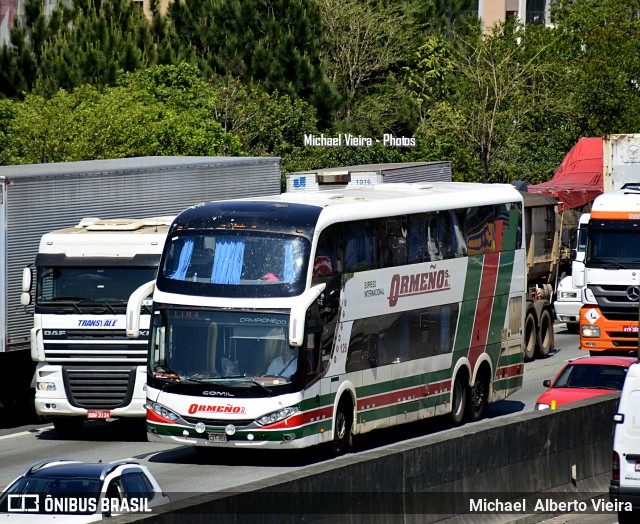 Expreso Internacional Ormeño 126 na cidade de Barueri, São Paulo, Brasil, por Michael  Alberto Vieira. Número da foto: #7171555.