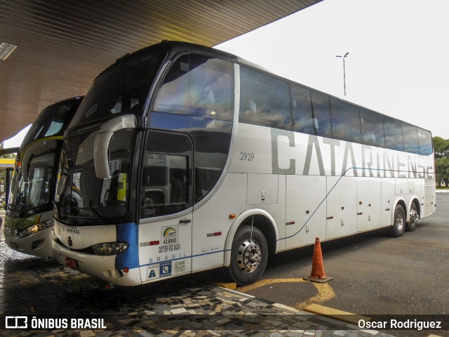 Auto Viação Catarinense 2929 na cidade de Candói, Paraná, Brasil, por Oscar Rodriguez . ID da foto: 7173397.