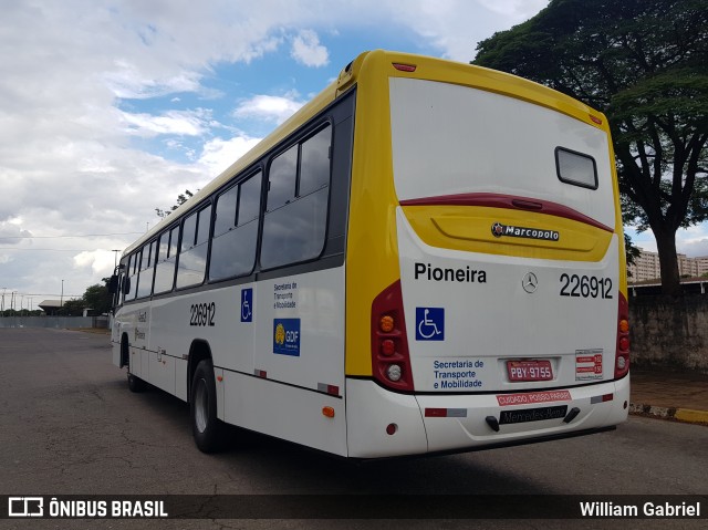 Viação Pioneira 226912 na cidade de Ceilândia, Distrito Federal, Brasil, por William Gabriel. Número da foto: #7171416.