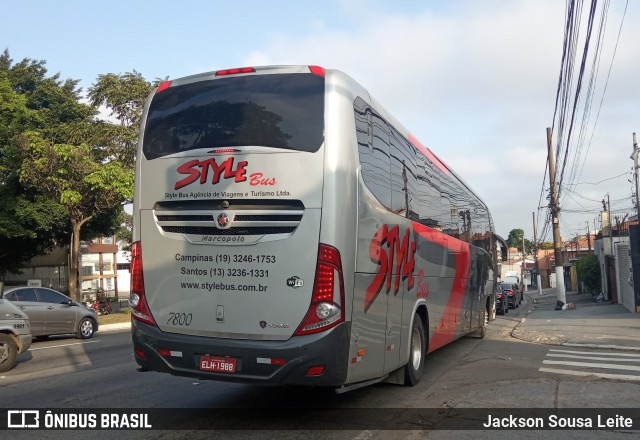 Style Bus 7800 na cidade de São Paulo, São Paulo, Brasil, por Jackson Sousa Leite. ID da foto: 7176089.