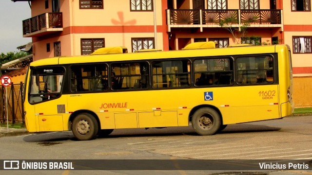 Gidion Transporte e Turismo 11602 na cidade de Joinville, Santa Catarina, Brasil, por Vinicius Petris. Número da foto: #7174255.