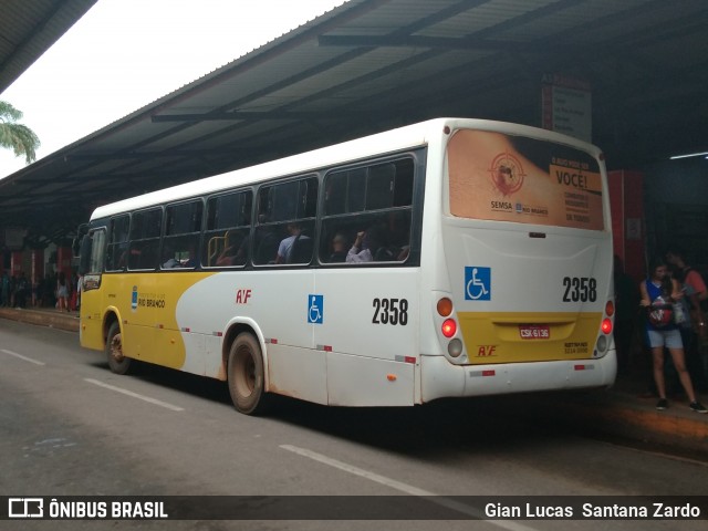 Auto Viação Floresta 2358 na cidade de Rio Branco, Acre, Brasil, por Gian Lucas  Santana Zardo. ID da foto: 7174687.