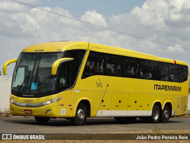 Viação Itapemirim 60077 na cidade de Teresina, Piauí, Brasil, por João Pedro Pereira Reis. ID da foto: 7176384.