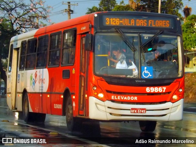 Viação Santa Edwiges 69867 na cidade de Belo Horizonte, Minas Gerais, Brasil, por Adão Raimundo Marcelino. ID da foto: 7176323.