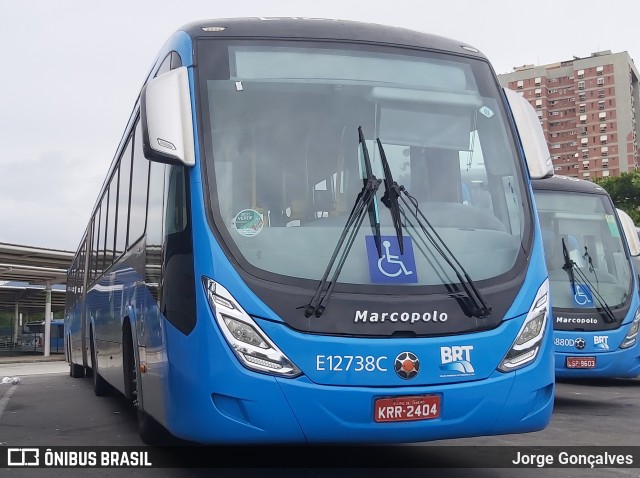 Viação Normandy do Triângulo E12738C na cidade de Rio de Janeiro, Rio de Janeiro, Brasil, por Jorge Gonçalves. ID da foto: 7173997.