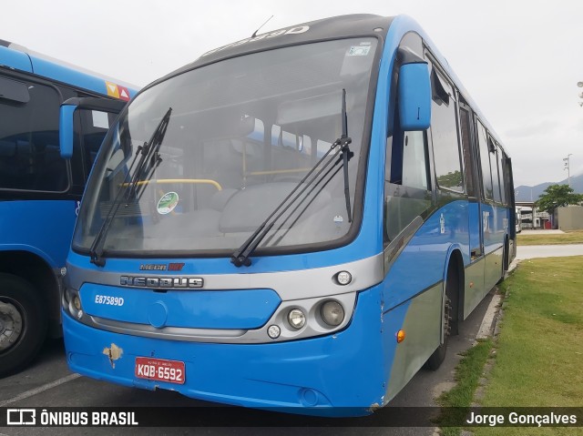Expresso Pégaso E87589D na cidade de Rio de Janeiro, Rio de Janeiro, Brasil, por Jorge Gonçalves. Número da foto: #7174544.