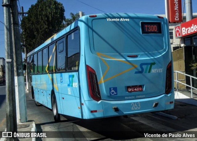 Saritur - Santa Rita Transporte Urbano e Rodoviário 263 na cidade de Ribeirão das Neves, Minas Gerais, Brasil, por Vicente de Paulo Alves. ID da foto: 7174553.