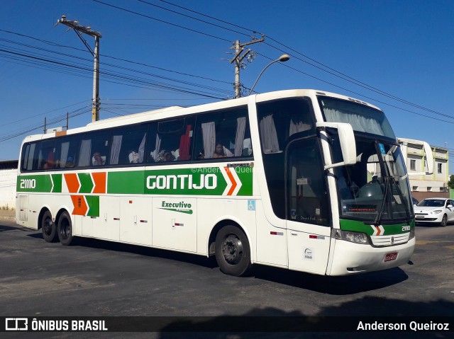 Empresa Gontijo de Transportes 21110 na cidade de Vitória da Conquista, Bahia, Brasil, por Anderson Queiroz. ID da foto: 7176081.