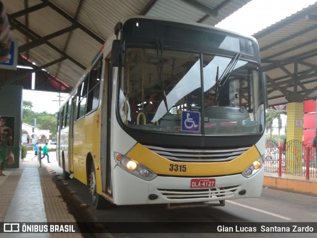 Empresa de Transporte São Judas Tadeu 3315 na cidade de Rio Branco, Acre, Brasil, por Gian Lucas  Santana Zardo. ID da foto: 7174694.