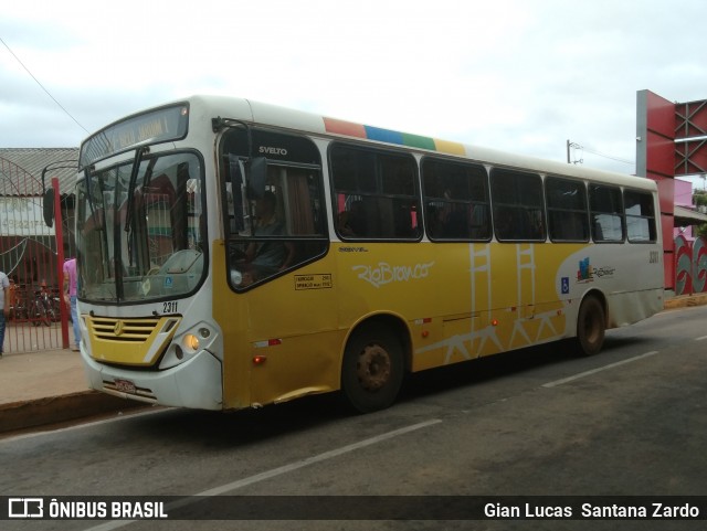 Auto Viação Floresta 2311 na cidade de Rio Branco, Acre, Brasil, por Gian Lucas  Santana Zardo. ID da foto: 7174692.