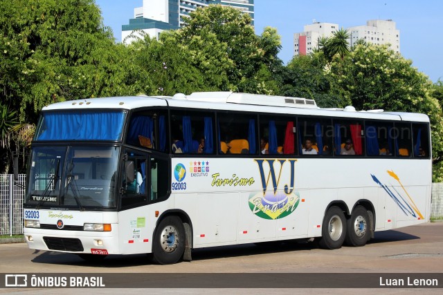 WJ Brasil Turismo 92003 na cidade de Curitiba, Paraná, Brasil, por Luan Lenon. ID da foto: 7175721.