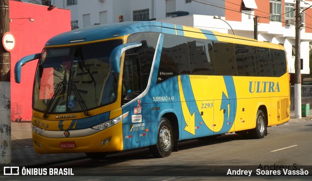 Viação Ultra 2293 na cidade de Santos, São Paulo, Brasil, por Andrey  Soares Vassão. ID da foto: 7174126.