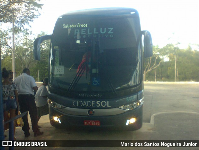 Viação Cidade Sol 8460 na cidade de Piritiba, Bahia, Brasil, por Mario dos Santos Nogueira Junior. Número da foto: #7174732.