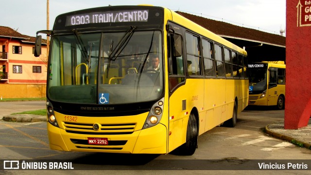 Gidion Transporte e Turismo 11342 na cidade de Joinville, Santa Catarina, Brasil, por Vinicius Petris. ID da foto: 7174259.