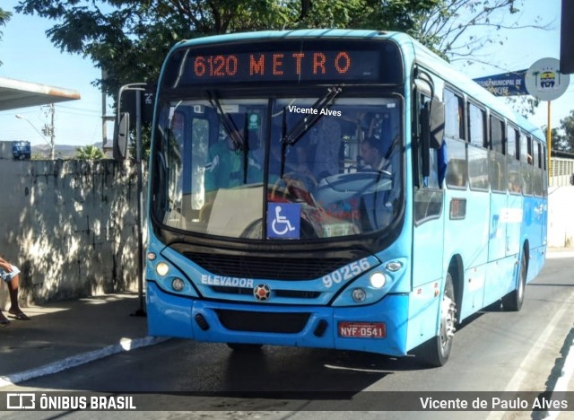 Saritur - Santa Rita Transporte Urbano e Rodoviário 90256 na cidade de Ribeirão das Neves, Minas Gerais, Brasil, por Vicente de Paulo Alves. ID da foto: 7179015.