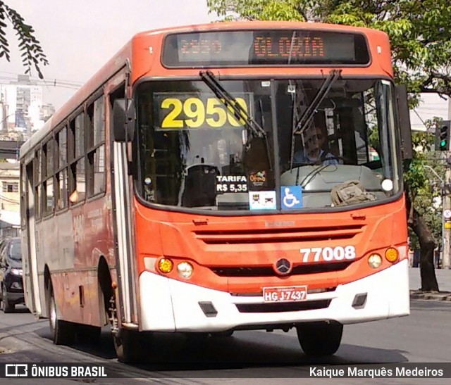 Eldorado Transportes 77008 na cidade de Belo Horizonte, Minas Gerais, Brasil, por Kaique Marquês Medeiros . Número da foto: #7177067.