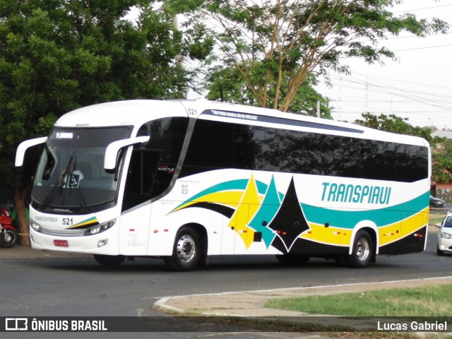 Viação Transpiauí 521 na cidade de Teresina, Piauí, Brasil, por Lucas Gabriel. ID da foto: 7179242.