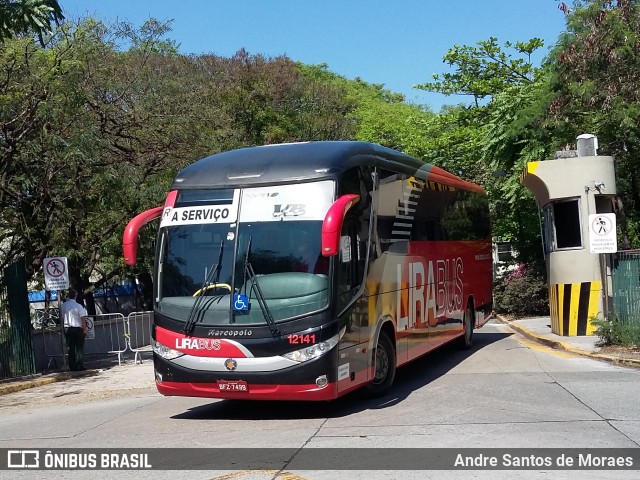 Lirabus 12141 na cidade de São Paulo, São Paulo, Brasil, por Andre Santos de Moraes. Número da foto: #7177601.