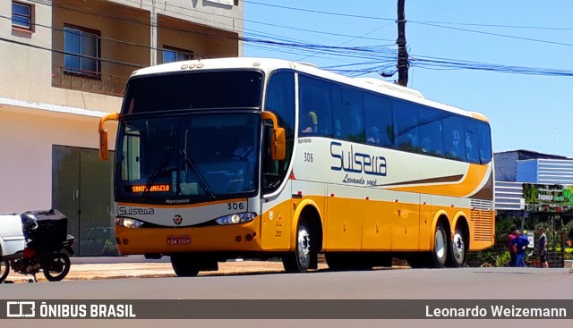 Sulserra Transportes e Turismo 306 na cidade de Três Passos, Rio Grande do Sul, Brasil, por Leonardo Weizemann. ID da foto: 7178009.