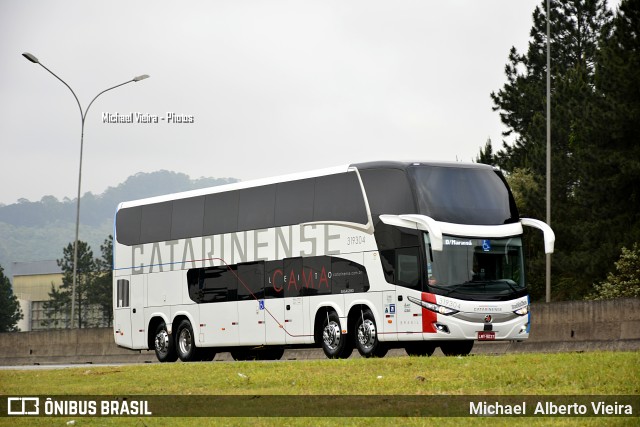 Auto Viação Catarinense 319304 na cidade de Barueri, São Paulo, Brasil, por Michael  Alberto Vieira. ID da foto: 7179577.