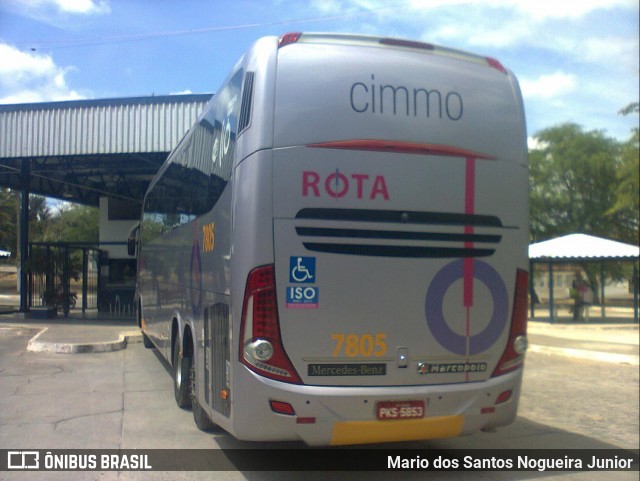 Rota Transportes Rodoviários 7805 na cidade de Piritiba, Bahia, Brasil, por Mario dos Santos Nogueira Junior. Número da foto: #7177152.