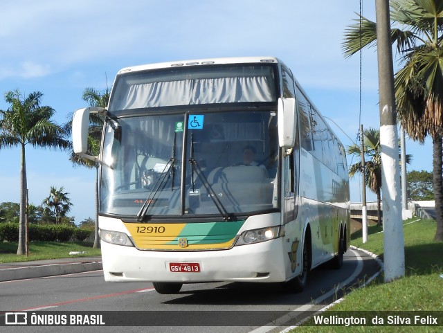 Empresa Gontijo de Transportes 12910 na cidade de Vitória, Espírito Santo, Brasil, por Wellington  da Silva Felix. ID da foto: 7178679.