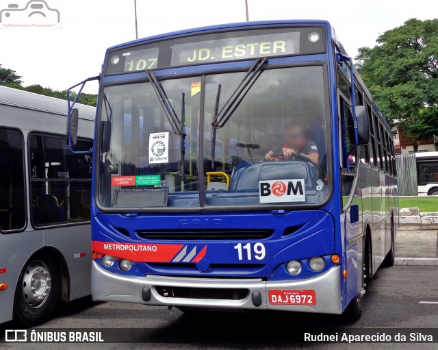 Empresa de Transportes Publix 119 na cidade de São Paulo, São Paulo, Brasil, por Rudnei Aparecido da Silva. ID da foto: 7179629.