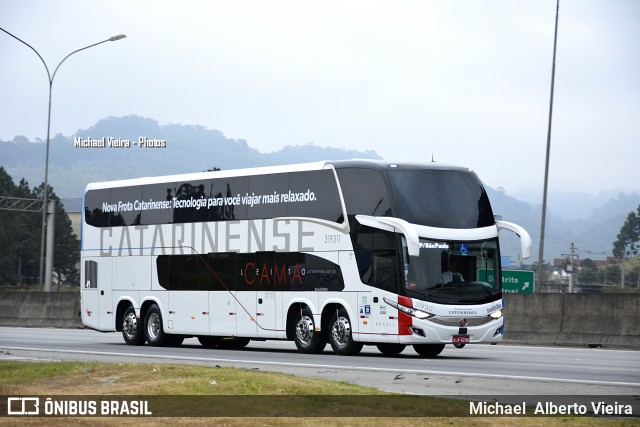 Auto Viação Catarinense 319311 na cidade de Barueri, São Paulo, Brasil, por Michael  Alberto Vieira. ID da foto: 7179582.