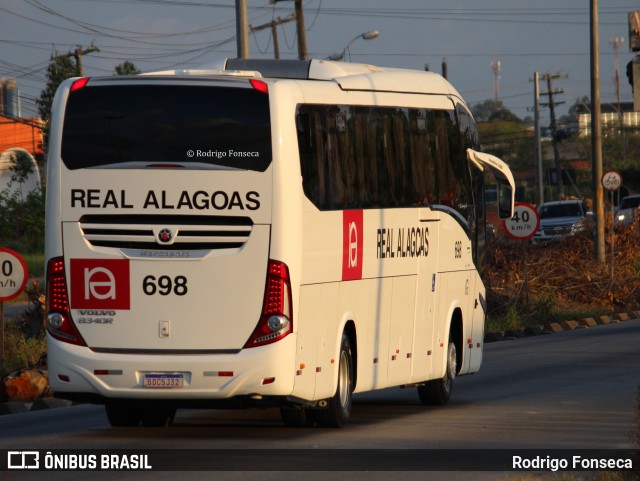 Real Alagoas de Viação 698 na cidade de Maceió, Alagoas, Brasil, por Rodrigo Fonseca. ID da foto: 7179495.