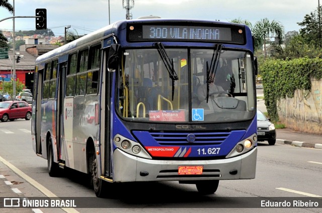 Viação Pirajuçara 11.627 na cidade de Taboão da Serra, São Paulo, Brasil, por Eduardo Ribeiro. Número da foto: #7177336.