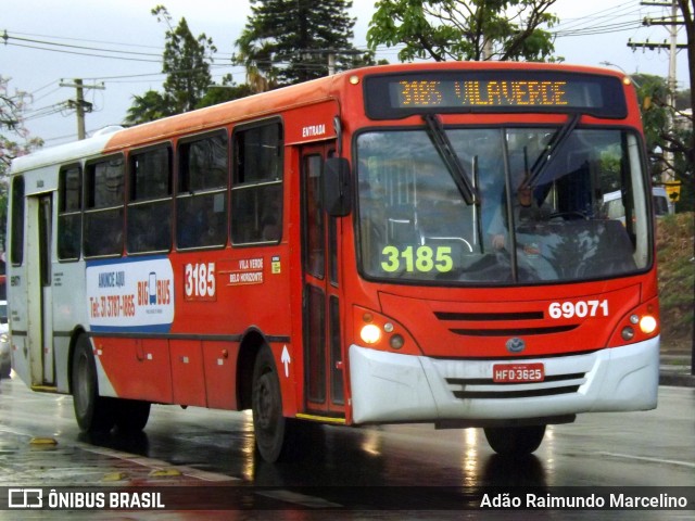 Viação Santa Edwiges 69071 na cidade de Belo Horizonte, Minas Gerais, Brasil, por Adão Raimundo Marcelino. ID da foto: 7179522.