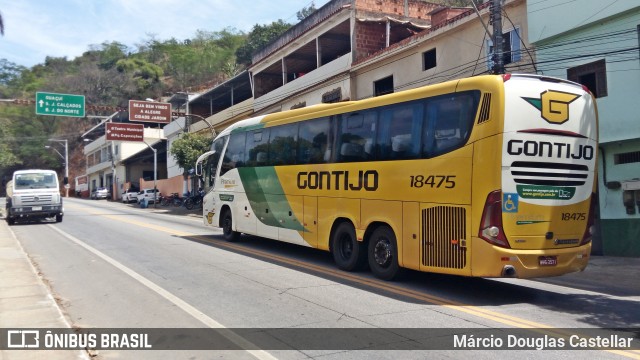 Empresa Gontijo de Transportes 18475 na cidade de Alegre, Espírito Santo, Brasil, por Márcio Douglas Castellar. Número da foto: #7177524.