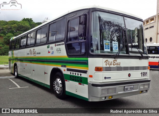 Vip Bus Comércio de Ônibus 1991 na cidade de São Paulo, São Paulo, Brasil, por Rudnei Aparecido da Silva. Número da foto: #7179643.