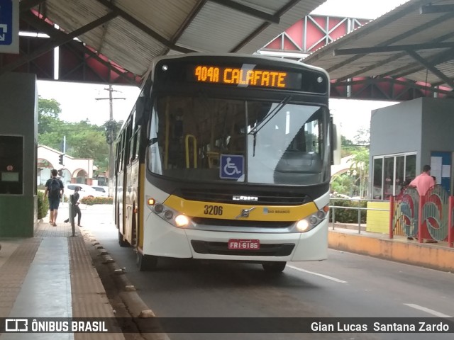 Empresa de Transporte São Judas Tadeu 3206 na cidade de Rio Branco, Acre, Brasil, por Gian Lucas  Santana Zardo. Número da foto: #7177035.
