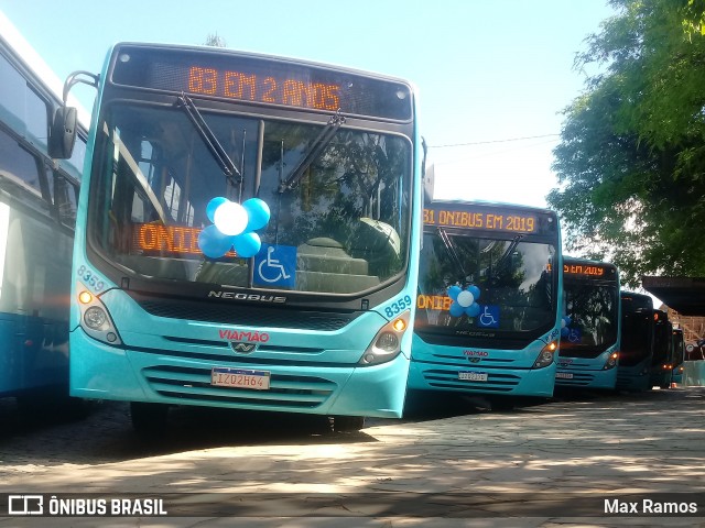 Empresa de Transporte Coletivo Viamão 8359 na cidade de Viamão, Rio Grande do Sul, Brasil, por Max Ramos. Número da foto: #7177299.