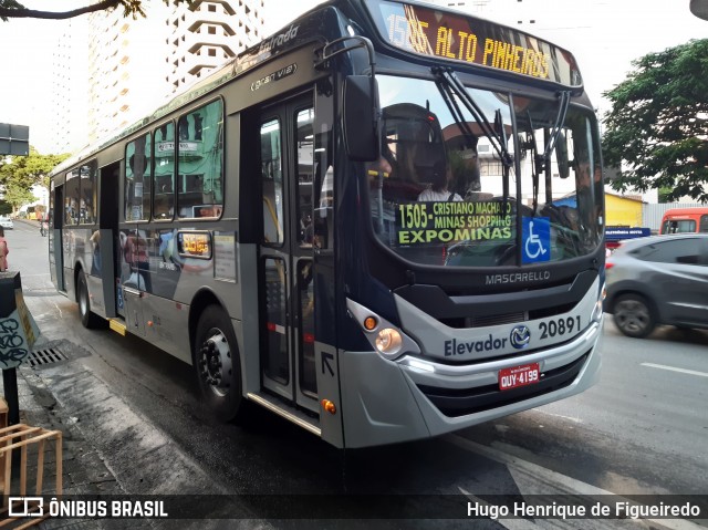 Viação Progresso 20891 na cidade de Belo Horizonte, Minas Gerais, Brasil, por Hugo Henrique de Figueiredo. Número da foto: #7177768.