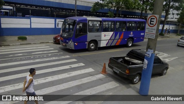 EAOSA - Empresa Auto Ônibus Santo André 1636 na cidade de Mauá, São Paulo, Brasil, por Gabriel Rievert. ID da foto: 7181966.