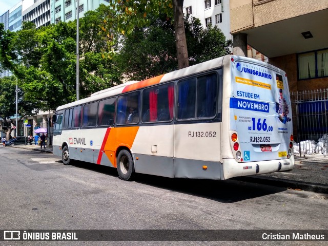Evanil Transportes e Turismo RJ 132.052 na cidade de Rio de Janeiro, Rio de Janeiro, Brasil, por Cristian Matheus. Número da foto: #7182369.