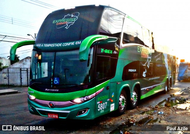 Expresso Lobato 5807 na cidade de Belém, Pará, Brasil, por Paul Azile. ID da foto: 7181339.