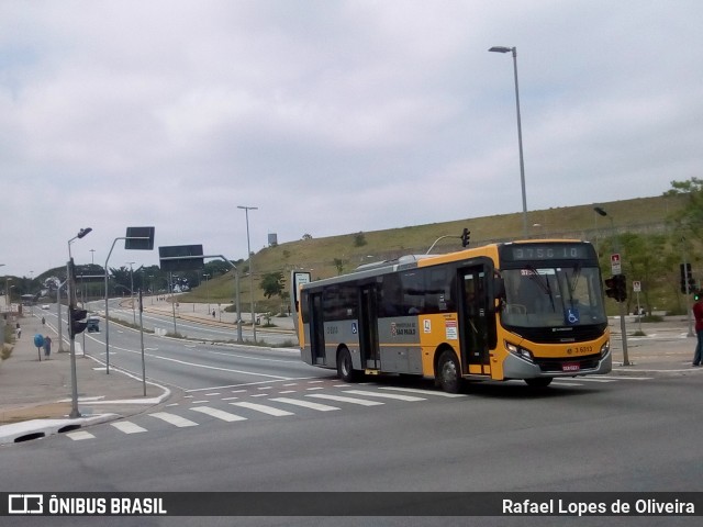 Transunião Transportes 3 6313 na cidade de São Paulo, São Paulo, Brasil, por Rafael Lopes de Oliveira. ID da foto: 7181143.