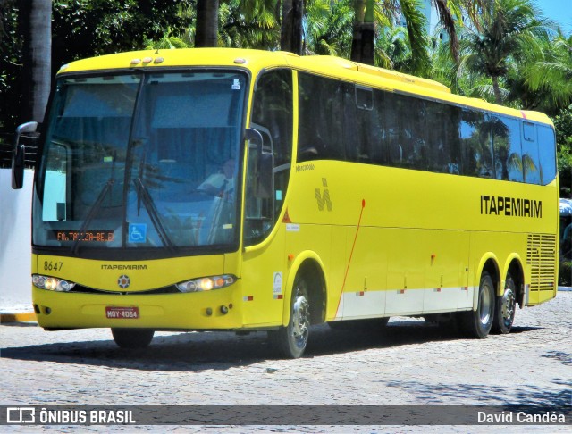 Viação Itapemirim 8647 na cidade de Fortaleza, Ceará, Brasil, por David Candéa. ID da foto: 7181283.