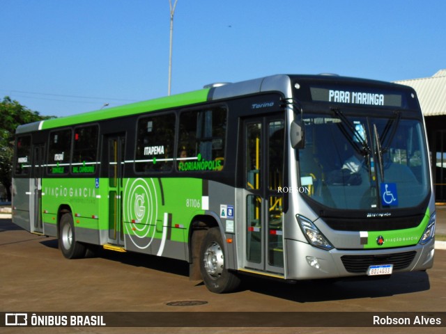 Viação Garcia 81106 na cidade de Maringá, Paraná, Brasil, por Robson Alves. ID da foto: 7182048.