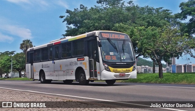 Viação Nossa Senhora das Graças A71584 na cidade de Rio de Janeiro, Rio de Janeiro, Brasil, por João Victor Damião. Número da foto: #7180321.